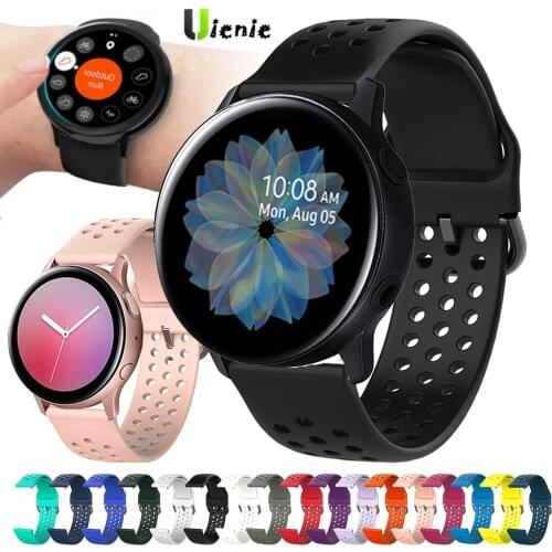 Active2 Silicone Watch Band Strap For Samsung galaxy watch Active 2 40mm 44mm Watchband Replacement Sport Bracelet galaxy 42mm