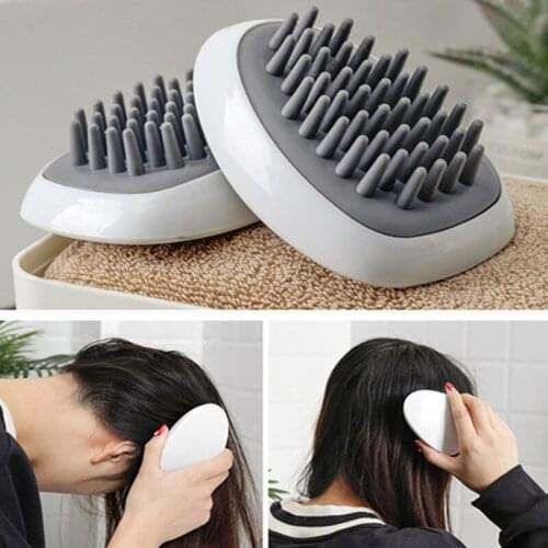 Silicone Head Hair Washing Comb Body Massager Shampoo Scalp Body Shower Brush Bath Spa Slimming Massage Brush T0598