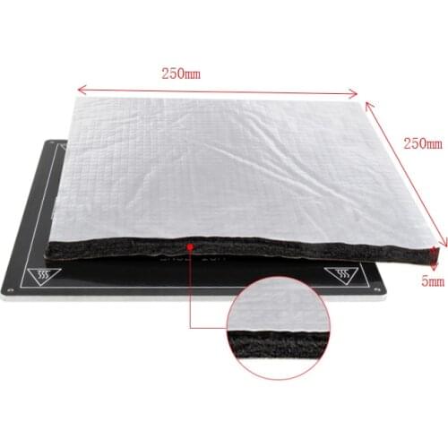 3D Printer Heat Insulation Cotton 250/310mm Koonovo Accessories Foil Self-Adhesive Sticker 5mm Thickness for Ender 3/CR-10