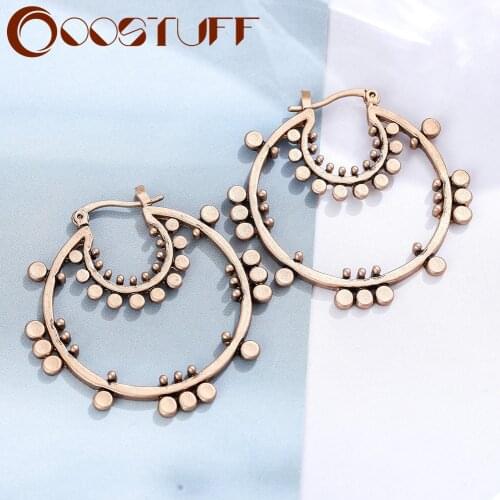 Ethnic Geometric Drop Earrings Vintage Costume Jewelry for Women Suspension Trend Pendientes brincos Decorative Accessories