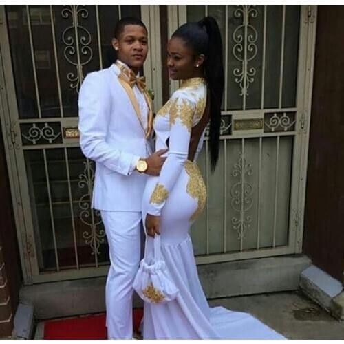 Ivory Mermaid Long Evening Dresses 2020 Women Formal Party Elegant Prom Gowns Vestidos De Noiva Lace Appliques Robe De Soiree