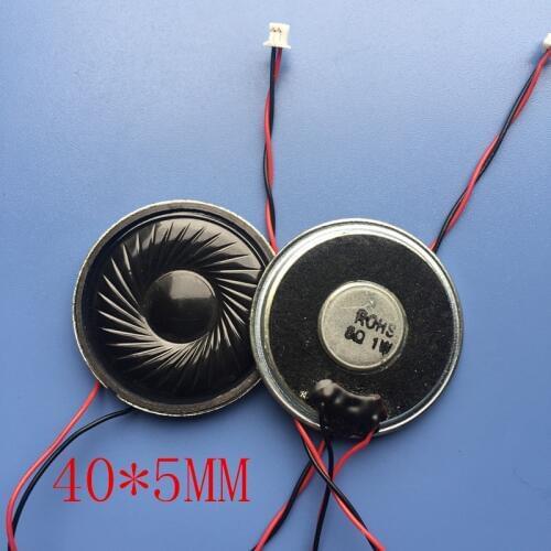 New building intercom sound speaker 8 ohms 1 watt 8R 1W speaker diameter 40MM 4cm thick 5mm Loudspeaker