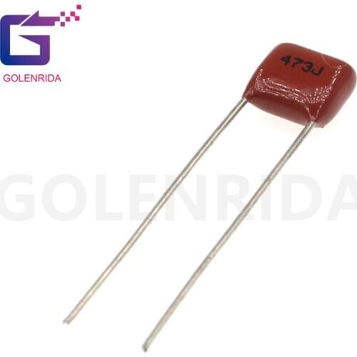 10PCS 100V473J 0.047UF 47NF Pitch 5mm 100V 473 CBB Polypropylene film capacitor
