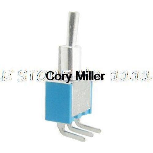 20pcs AC 250V 2A on-on 2 Way SPDT Solder 3 Terminals PCB Mount Toggle Switch