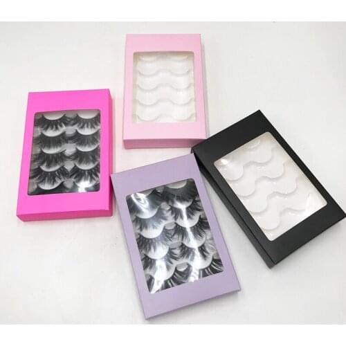 5 Pairs 3D Mink Eyelashes Natural False Eyelashes Lashes Soft Eyelashes Extension Makeup Wholesale