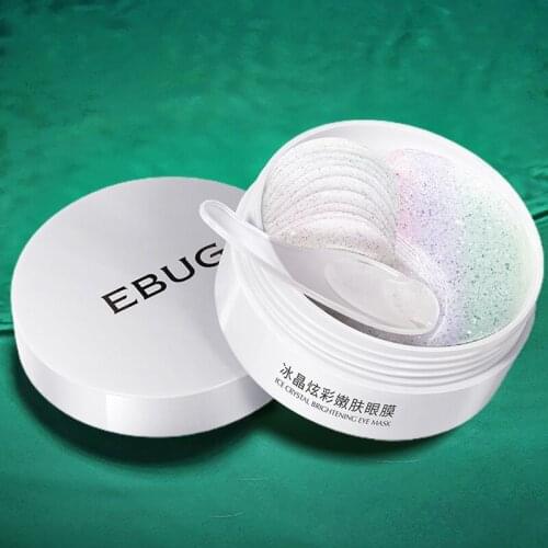 Seaweed Eye Mask 60PCS Natural Whitening Moisturizing Eye Patches Gel Remove Dark Circles Anti Age Bag Wrinkle Korean Cosmetics