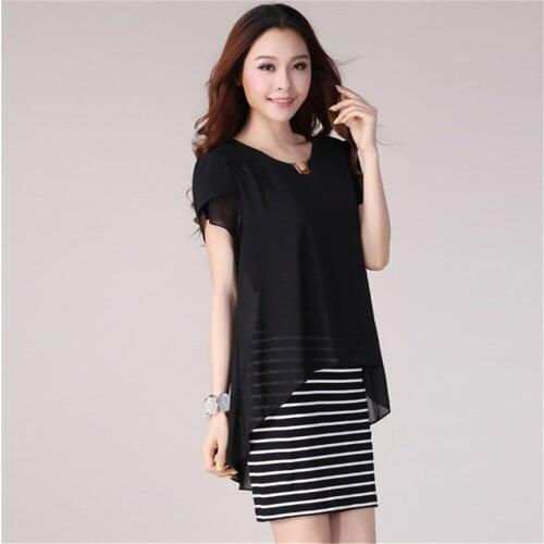 Летние платья в полоску BAQCN China At AliExpress