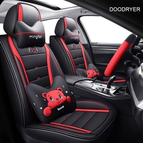 DOODRYER Car seat cover for lifan solano x50 x60 logan lx470 lanos lancer 9 10 Automobiles Seat Covers car seats protector