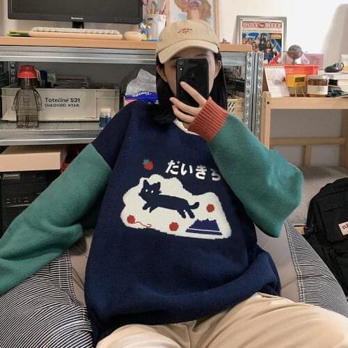 Cheap wholesale 2021 spring autumn winter new fashion casual warm nice women Sweater woman female OL Pullover Ay2226