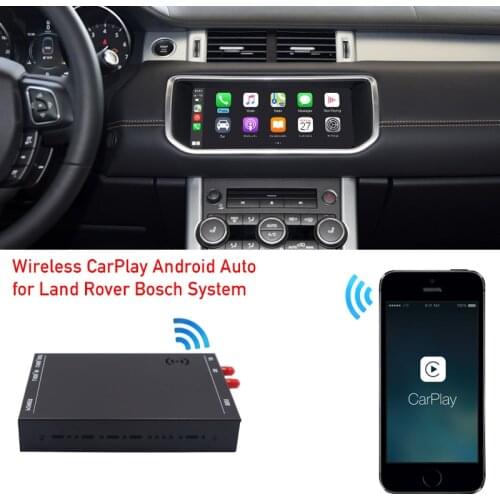 Land Rover CarPlay wireless adapter Range Rover Bosch system 8” screen Android Auto interface box mirror link WiFi Bluetooth map