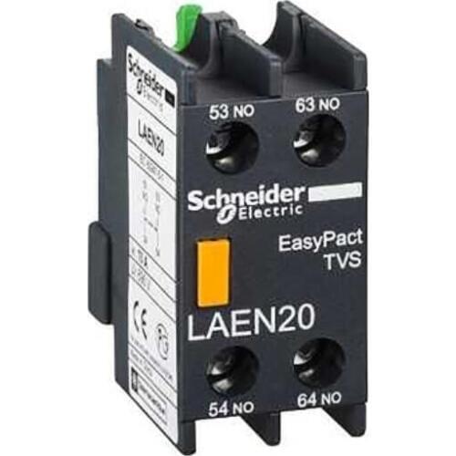 LAEN20N LANN20N EasyPact TVS Instantaneous Auxiliary Contact Module, 2 NO