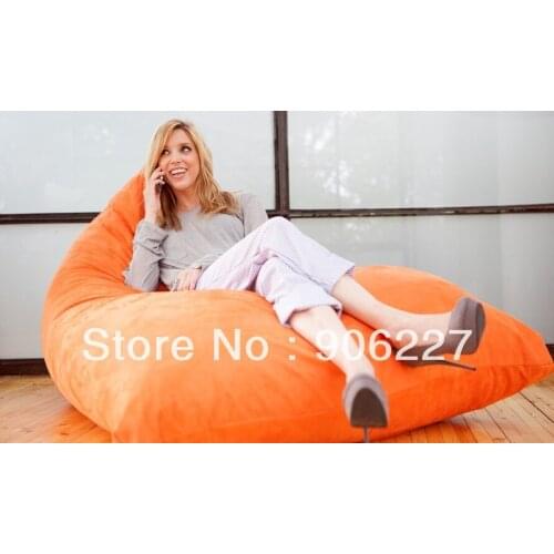 ORANGE Pivot Bean Bag Chair,NEW DESIGN EXTRA LARGE indoor beanbag sitting cushion - free shipping