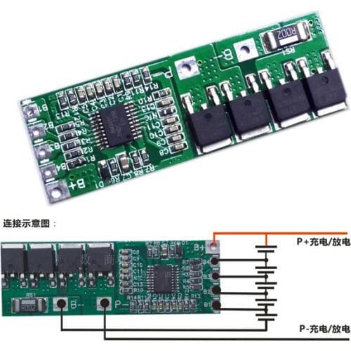 5S 10A Li-ion Lithium Battery 18650 Charger Protection Board 18.5V 21V