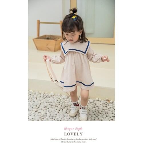 New spring and autumn dress Childrens Dresses for girls