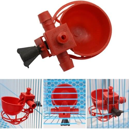 4pcs Chicken Drinker Drinking Cups for Chickens Quail Waterer Bowl Automatic Poultry Coop Feeder water Drinking Cups With filter