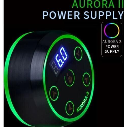 Professional tattoo power Supply Aurora 2 Source Touch Screen Upgrade Digital LCD New Mini LED Touch Pad fonte Supplies