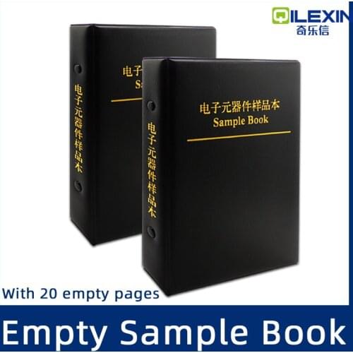 Resistor Capacitor Inductor IC SMD Components Empty Sample Book For 0402/0603/0805/1206 Electronic Component with 20 Empty Pages
