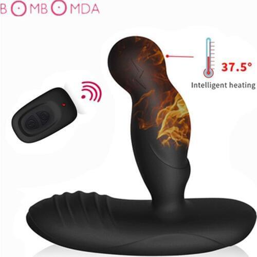 Adult Sex Toys for Men Anal Vibrator Men masturbator Rotating Wireless remote control Anal Dildo vibrator Heating Sex Machine