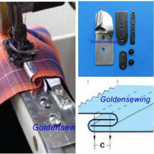 SIDE SEAM FOLDER LAP SEAM FOR ARM TO BODY FLAT BED SEWING MACHINE JUKI BROTHER SINGER