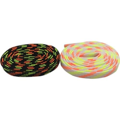 Stylish Heavy Duty Luxury Shoe Laces Striped Eco-Friendly Yellow Red Shoelaces Plaid Quality Polyester Latchet Boots