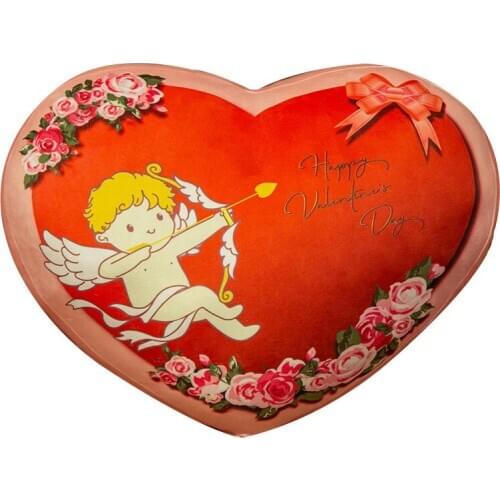 Super Lovely Heart Shape Throw Pillow PP Cotton Soft Creative Doll Lover Gift Home Decoratione