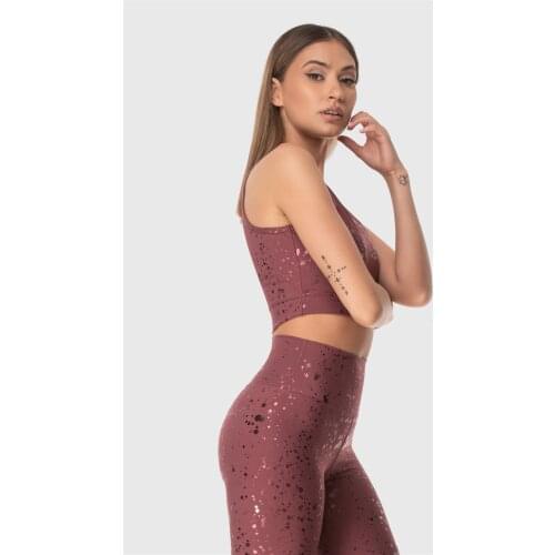 Superstacy Bright Patterned Color Rose Bustier