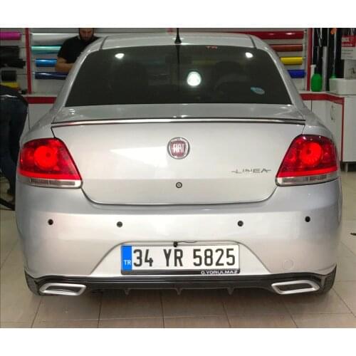 Fiat Linea Diffuser Sport Model Diffuser Car Accessory Universal Compatible Modified Rear Bumper Attachment