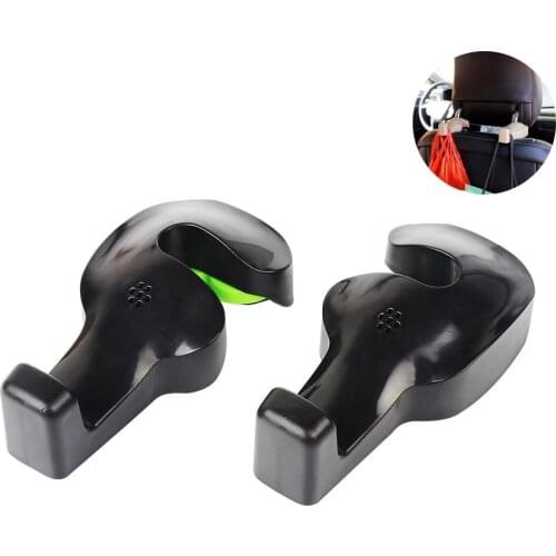 2pcs/lot Car Back Seat Headrest Hanger Holder Hook for mitsubishi lancer 10 renault logan citroen c3 fiat punto Accessories