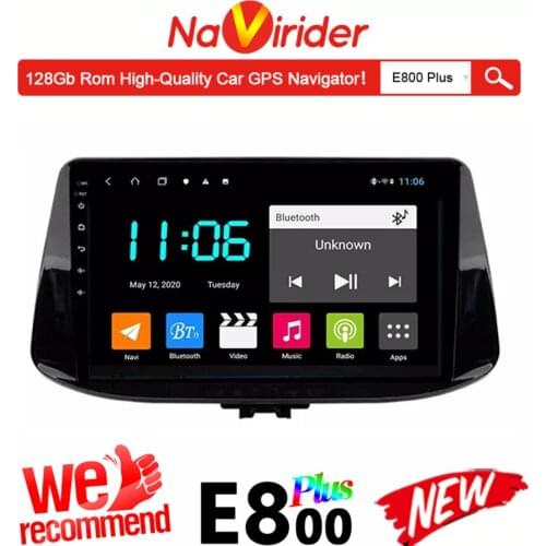 For Hyundai I30 2017 2018 Car Radio Stereo GPS Navigator 6GB Ram 128GB Rom Autoradio Android 10 Multimedia Player