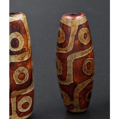 Free shipping tibetan prayer worry dzi bead old stone eye amulet gzi antique tibet