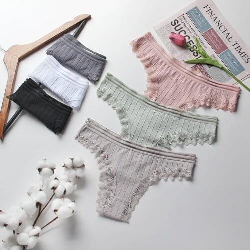 Seamless Panties Cotton Women Underwear Lace Briefs Shorty femme Sexy Lingerie Female Trendy Soft Lady Intimates Underpants