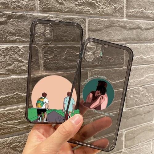 Call Me by Your Name Phone Case For iPhone 12 11 8 7 se 2020 mini pro X XS XR MAX Plus Black Transparent Cover