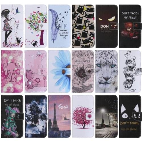 Etui Card Slot Flip Case For Cover iPhone 12 Mini SE 2020 11 Pro Max 7 8 6 6S Plus 5 Cute Pattern Funda Leather Wallet Case D06F