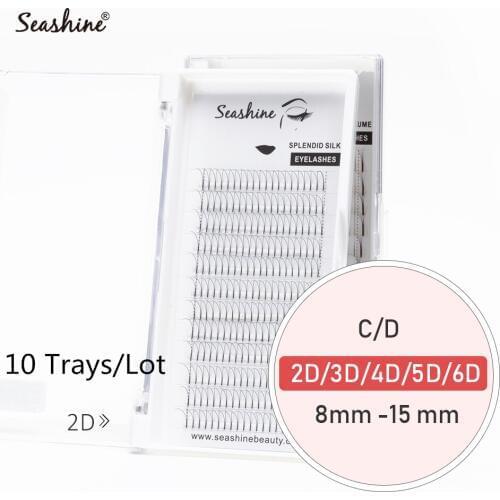 Heat Bonded Premade Wide Fans Lashes Pre Made Volume Fans Russian Volume Lash Extensions Short Pre Fanned EyelashesFree Shipping