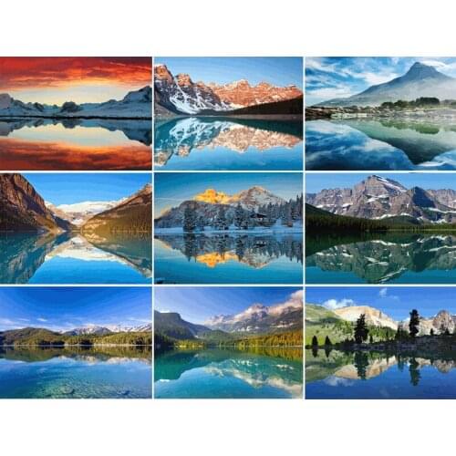 DIY Painting By Numbers beautiful scenery HandPainted Oil Painting Drawing On Canvas Unique Gift Home Decoration