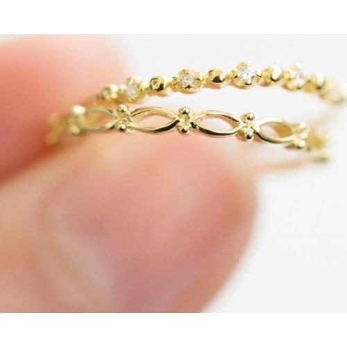 Fashion Twist Classical Cubic Zirconia Wedding Engagement Ring for Women Jewelry Accessories Girls Crystal Rings Set