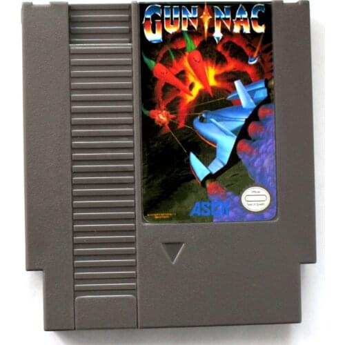 Gun Nac English Version 72 Pins Game Card For 8 Bit Game Player