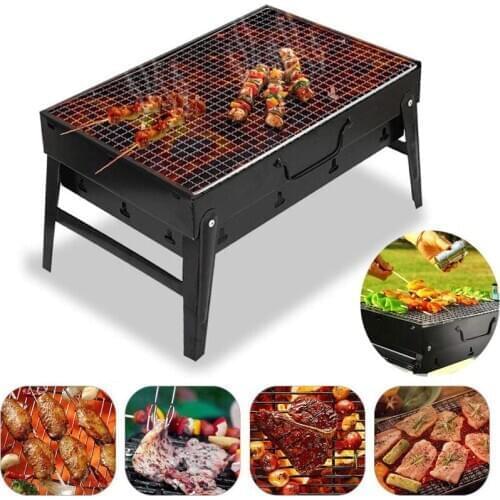 BBQ-Grill Picnic Portable Charcoal Grill For Outdoor Travel Camping Tools 1-3 People