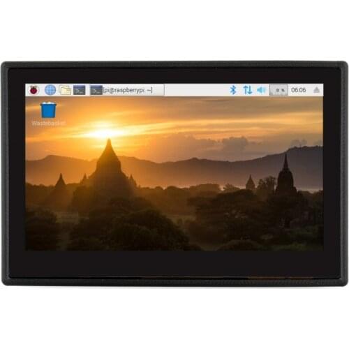 Raspberry Pi 4.3inch Capacitive Touch Display with Protection Case DSI Interface 800×480 Resolution