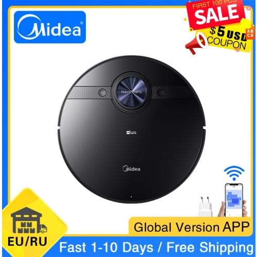 Midea M7 Robot Vacuum Cleaner for Home 4000Pa Suction Cleaning Automatically Charge Mop Dust Collector Smart Planned Aspirator
