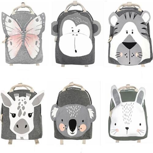 New Children Cartoon Animal School Bag Kindergarten School Backpack Baby Toy Storage Bags Girls Boys Backpacks