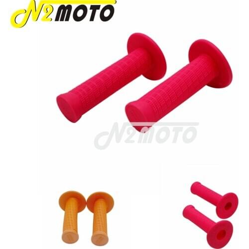 7/8" Universal Soft Motocross HandleBar Grips 22mm/24mm Handle Grip Rubber For Kawasaki Honda Yamaha Harley Pit Dirt Bike