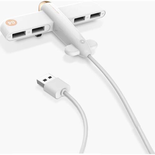 INGELON USB Hub 4 port usb charger Creative Plane Shape High Speed USB 2.0 Hub Splitter usb extension hub for Macbook iMac PC