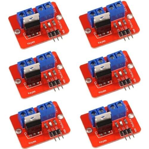 0-24V Top Mosfet Button IRF520 MOS Driver Module For Arduino MCU ARM Raspberry pi