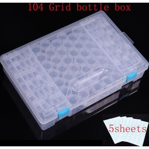 New Plastic Diamond Painting tools Accessories Bottles Container Storage Box for Diamant Painting Holder Daimond painting Box