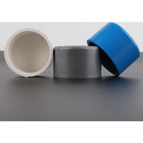 2pcs 20 to 90mm PVC Pipe Plug High Quality Plastic Water Stop Tools Aquarium Tube End Cap Garden Irrigation Water Pipe Connector