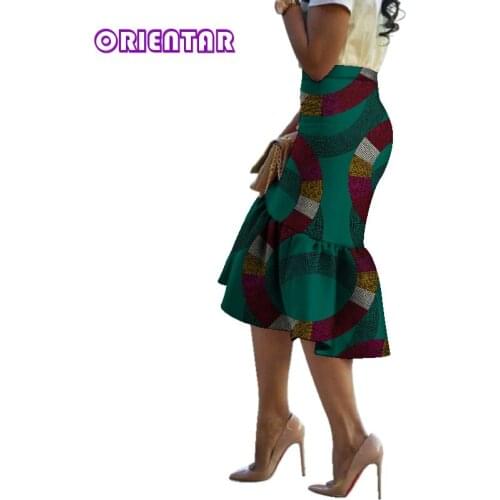 XL Size In Stock Women Skirts African Print Skirts Traditional African Style Clothes Women Skirt WY3065-XH