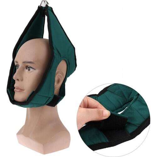 1PCS Hanging Cervical Traction Device Soft Neck Stretching Belt Pain Relief Metal Bracket Chiropractic Neck Traction Cushion