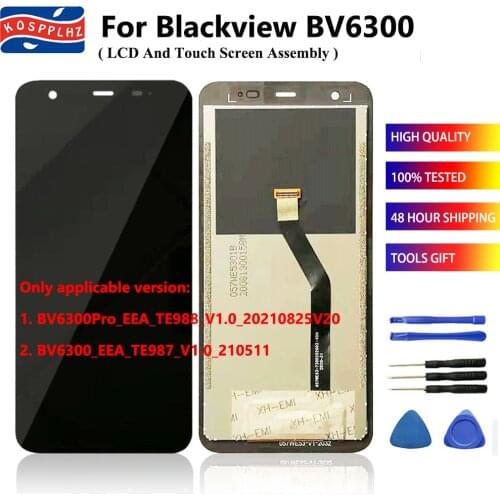 5.7" For Blackview BV6300 PRO BV6300PRO LCD Display Touch Screen Digitizer Assembly Screen Replace Panel 100% Tested Part + Glue