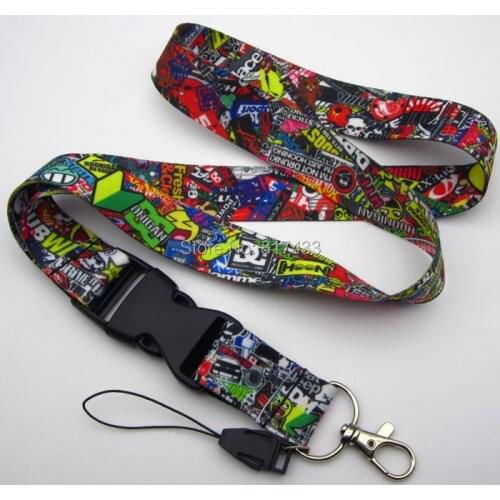 100PCS racing jdm car motorcycle Lanyard Wholesale promotion